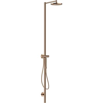 HANSGROHE Axor Starck Duschsäulen-Set - Polished Red Gold - 240mm HANSGROHE Axor Starck Duschsäulen-Set - Polished Red Gold - 240mm