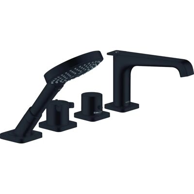 Hansgrohe Axor Citterio E Baterie pentru Cadă cu 4 Găuri - Negru Mat Hansgrohe Axor Citterio E Baterie pentru Cadă cu 4 Găuri - Negru Mat