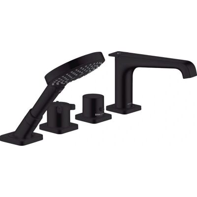 Hansgrohe Axor Citterio E Robinet Termostatic - 4 Guri, Preto Mat Hansgrohe Axor Citterio E Robinet Termostatic - 4 Guri, Preto Mat