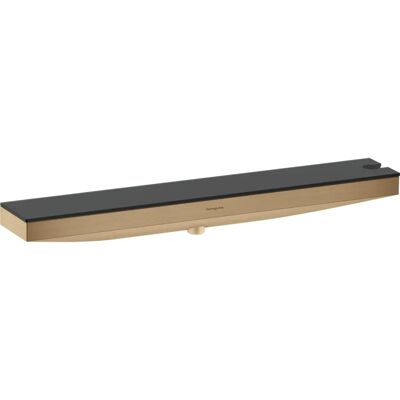 Connettore a parete Rainfinity di Hansgrohe con supporto doccia e mensola - Brushed Bronze Connettore a parete Rainfinity di Hansgrohe con supporto doccia e mensola - Brushed Bronze