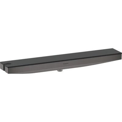 Hansgrohe Rainfinity Wandverbinder met Douchesupport en Plank - Zwart Chroom Hansgrohe Rainfinity Wandverbinder met Douchesupport en Plank - Zwart Chroom