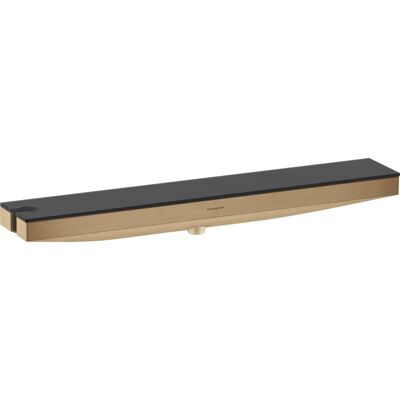 Hansgrohe Rainfinity Connessione a Parete 500mm con Supporto Doccia e Mensola - Bronzo Spazzolato Hansgrohe Rainfinity Connessione a Parete 500mm con Supporto Doccia e Mensola - Bronzo Spazzolato