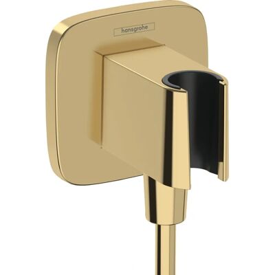 Conexiune de perete Hansgrohe Fixfit - Auriu lustruit - Accesorii baie Conexiune de perete Hansgrohe Fixfit - Auriu lustruit - Accesorii baie