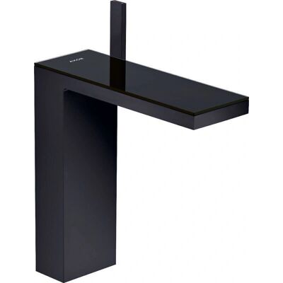 Hansgrohe AXOR MyEdition Mezclador monomando lavabo - Vidrio negro / negro mate - Grifo Hansgrohe AXOR MyEdition Mezclador monomando lavabo - Vidrio negro / negro mate - Grifo