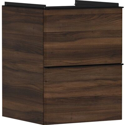 Hansgrohe Xelu Q Waschtischunterschrank - Nussbaum Dunkel / Mattschwarz - 54022670 Hansgrohe Xelu Q Waschtischunterschrank - Nussbaum Dunkel / Mattschwarz - 54022670
