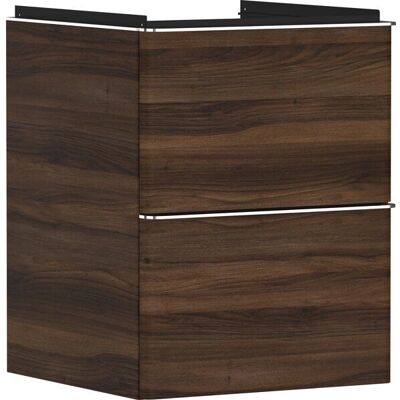 Hansgrohe Xelu Q Dulap de Baie Montat pe Perete cu 2 Sertare - Nuc Negru Hansgrohe Xelu Q Dulap de Baie Montat pe Perete cu 2 Sertare - Nuc Negru