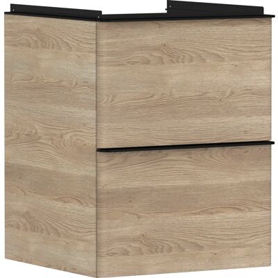 Hansgrohe Xelu Q Dulap de baie - Eiche Natur / Mattschwarz - 54021670 Hansgrohe Xelu Q Dulap de baie - Eiche Natur / Mattschwarz - 54021670