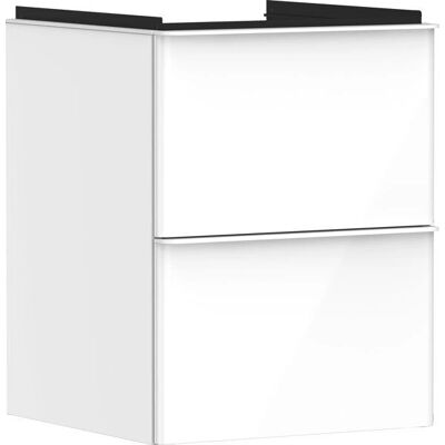 Hansgrohe Xelu Q Dulap pentru lavoar - 2 sertare - Alb lucios - 54019700 Hansgrohe Xelu Q Dulap pentru lavoar - 2 sertare - Alb lucios - 54019700