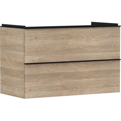 Hansgrohe Xelu Q Dulap baie - Stejar Natural, 2 Sertare - 980x605mm Hansgrohe Xelu Q Dulap baie - Stejar Natural, 2 Sertare - 980x605mm
