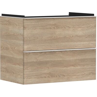 Hansgrohe Xelu Q Dulap pentru chiuvetă - 2 Sertare - 780x605mm - Stejar Natural/Alb Mat - Dulap de Baie Hansgrohe Xelu Q Dulap pentru chiuvetă - 2 Sertare - 780x605mm - Stejar Natural/Alb Mat - Dulap de Baie
