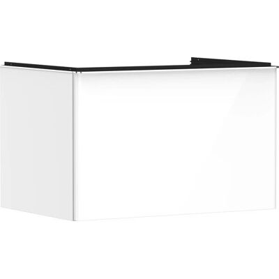 Hansgrohe Xelu Q Dulap pentru baie - 780x485mm, Alb lucios, Mânere cromate - Mobilier baie Hansgrohe Xelu Q Dulap pentru baie - 780x485mm, Alb lucios, Mânere cromate - Mobilier baie