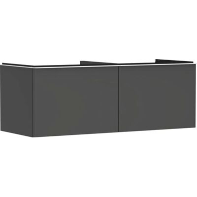 Hansgrohe Xelu Q Dulap de Baie Montat pe Perete - 2 Sertare - 1360x550mm - Diamantgrau Hansgrohe Xelu Q Dulap de Baie Montat pe Perete - 2 Sertare - 1360x550mm - Diamantgrau