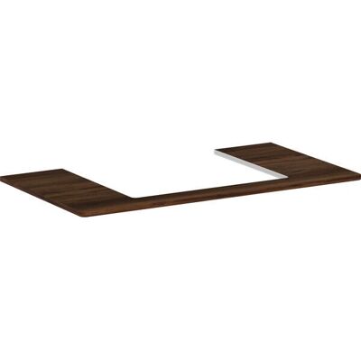 Console Xelu Q de Hansgrohe - Decupaj Central - 980x550 - Nuc întunecat - Pentru Chiuvetă Console Xelu Q de Hansgrohe - Decupaj Central - 980x550 - Nuc întunecat - Pentru Chiuvetă