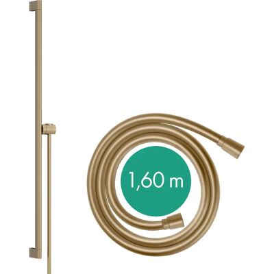 Hansgrohe Barra de Ducha - Brushed Bronze - Easy Slide - 24405 Hansgrohe Barra de Ducha - Brushed Bronze - Easy Slide - 24405