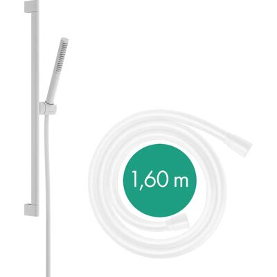 Hansgrohe Pulsify S Set de duș - Economisire apă, Alb mat Hansgrohe Pulsify S Set de duș - Economisire apă, Alb mat