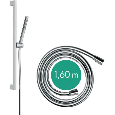 Conjunto de Ducha Pulsify S de Hansgrohe - Ahorro de agua, barra de 65cm, Cromo Conjunto de Ducha Pulsify S de Hansgrohe - Ahorro de agua, barra de 65cm, Cromo