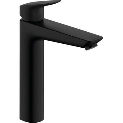 Hansgrohe Logis Mat Zwarte Wastafelmengkraan - ComfortZone 190, 166mm Uitstek Hansgrohe Logis Mat Zwarte Wastafelmengkraan - ComfortZone 190, 166mm Uitstek