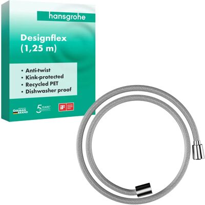 Hansgrohe 1250mm Textile Braided Shower Hose - Shower Hose Hansgrohe 1250mm Textile Braided Shower Hose - Shower Hose