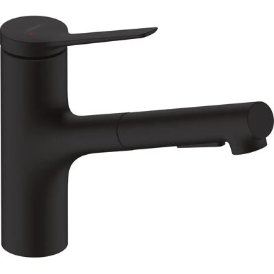 Hansgrohe Zesis M33 Rubinetto cucina - 2 tipi di getto, nero opaco Hansgrohe Zesis M33 Rubinetto cucina - 2 tipi di getto, nero opaco