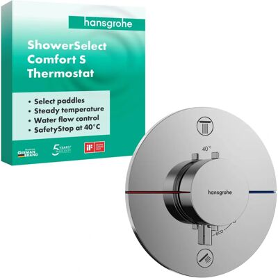 Hansgrohe ShowerSelect Comfort S Thermostat - Sicherheit, 2 Nutzer Hansgrohe ShowerSelect Comfort S Thermostat - Sicherheit, 2 Nutzer