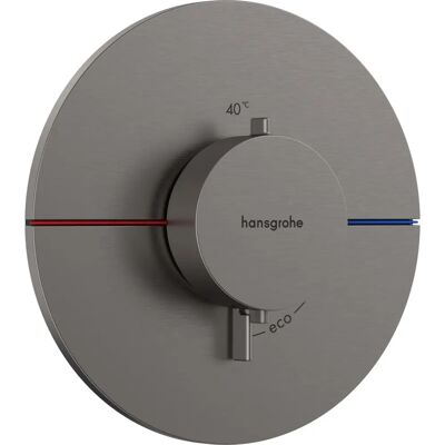 Hansgrohe ShowerSelect Comfort S Thermostat - Brushed Black Chrome - 15559340 Hansgrohe ShowerSelect Comfort S Thermostat - Brushed Black Chrome - 15559340