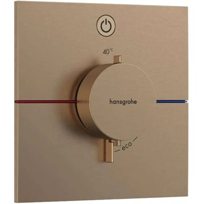 Hansgrohe ShowerSelect Comfort E Thermostat - Brushed Bronze - Wandmontage Hansgrohe ShowerSelect Comfort E Thermostat - Brushed Bronze - Wandmontage