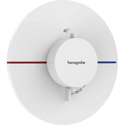 Hansgrohe ShowerSelect Comfort S Thermostat - Weiß Matt - Duschthermostat Hansgrohe ShowerSelect Comfort S Thermostat - Weiß Matt - Duschthermostat