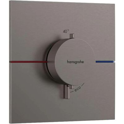 Hansgrohe ShowerSelect Comfort - Thermostat - Brushed Black Chrome - E - 15574340 Hansgrohe ShowerSelect Comfort - Thermostat - Brushed Black Chrome - E - 15574340