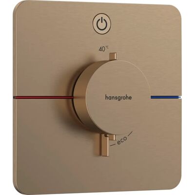 Hansgrohe ShowerSelect Comfort Q Thermostat - Brushed Bronze - 1 Ausgang - Thermostat Hansgrohe ShowerSelect Comfort Q Thermostat - Brushed Bronze - 1 Ausgang - Thermostat