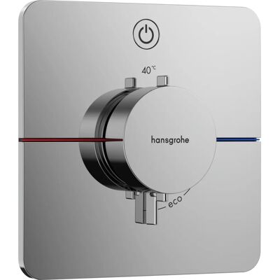 Hansgrohe ShowerSelect Comfort Q Thermostat - Chrom - Wandmontage Hansgrohe ShowerSelect Comfort Q Thermostat - Chrom - Wandmontage