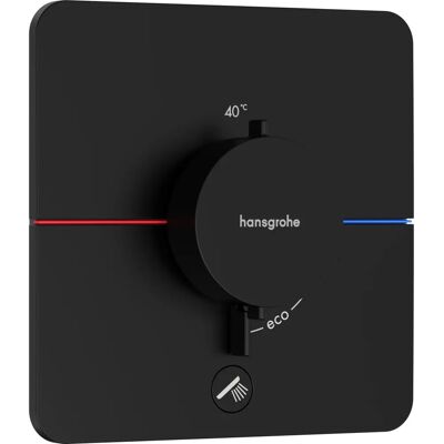 Hansgrohe ShowerSelect Comfort Q Thermostat - Wandmontage, Schwarz Hansgrohe ShowerSelect Comfort Q Thermostat - Wandmontage, Schwarz