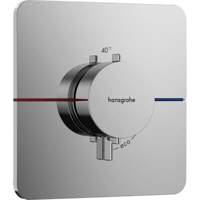 Hansgrohe ShowerSelect Comfort Q Thermostat - Chrom - Platzsparend - Duschthermostat Hansgrohe ShowerSelect Comfort Q Thermostat - Chrom - Platzsparend - Duschthermostat