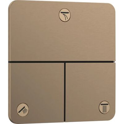 Hansgrohe ShowerValve - Comfort Q, 3 Ausgänge, Bronze Hansgrohe ShowerValve - Comfort Q, 3 Ausgänge, Bronze