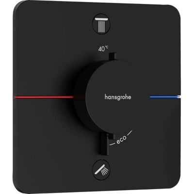Hansgrohe Modello 15583670 - Termostato per 2 funzioni - Nero opaco Hansgrohe Modello 15583670 - Termostato per 2 funzioni - Nero opaco