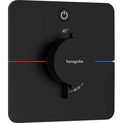 Hansgrohe ShowerSelect Comfort Q Thermostat - Mattschwarz Hansgrohe ShowerSelect Comfort Q Thermostat - Mattschwarz
