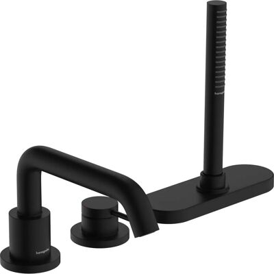 Hansgrohe Tecturis S Badewannenmischer - Mattschwarz Hansgrohe Tecturis S Badewannenmischer - Mattschwarz
