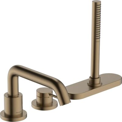 Hansgrohe Tecturis S Mieszacz wannowy - AirPower, 3 Otwory, Szczotkowany Brąz Hansgrohe Tecturis S Mieszacz wannowy - AirPower, 3 Otwory, Szczotkowany Brąz