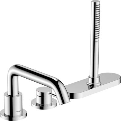 Hansgrohe Tecturis S Badewannenarmatur - 3-Loch, Chrom Hansgrohe Tecturis S Badewannenarmatur - 3-Loch, Chrom