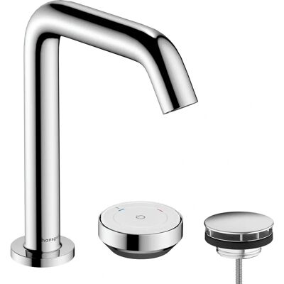 Hansgrohe Tecturis s - 2-Gat Wastafelmengkraan met Drain, CoolStart, EcoSmart+ - Kraan Hansgrohe Tecturis s - 2-Gat Wastafelmengkraan met Drain, CoolStart, EcoSmart+ - Kraan