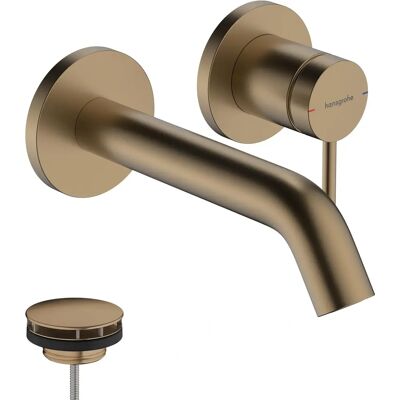 Hansgrohe Tecturis S Rubinetto a parete - Bronzo spazzolato Hansgrohe Tecturis S Rubinetto a parete - Bronzo spazzolato