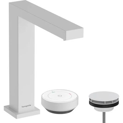 Hansgrohe Tecturis E Mitigeur Monocommande - 2 Trou, Blanc - Publicité Hansgrohe Tecturis E Mitigeur Monocommande - 2 Trou, Blanc - Publicité