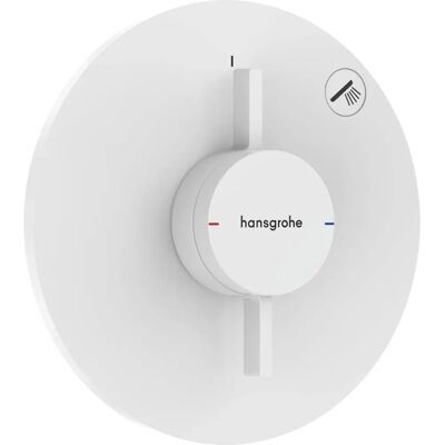 Hansgrohe Modell 75618 - Wandmontierter Duschmischer - Weiß Matt Hansgrohe Modell 75618 - Wandmontierter Duschmischer - Weiß Matt