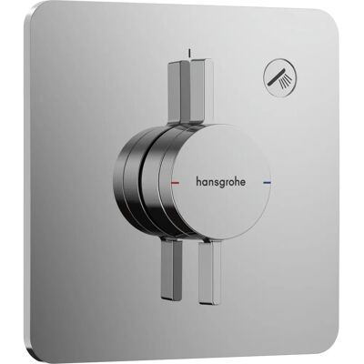 Hansgrohe DuoTurn Q Mischbatteri - Chrom, 1 Funktion, Wandmontage Hansgrohe DuoTurn Q Mischbatteri - Chrom, 1 Funktion, Wandmontage