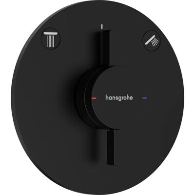 Hansgrohe DuoTurn S Mixer - 2-Function Wall Mixer - Space-Saving Design Hansgrohe DuoTurn S Mixer - 2-Function Wall Mixer - Space-Saving Design