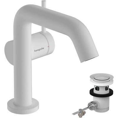 Miscelatore Hansgrohe Tecturis S - Bianco opaco, 130mm, Risparmio acqua, CoolStart Miscelatore Hansgrohe Tecturis S - Bianco opaco, 130mm, Risparmio acqua, CoolStart