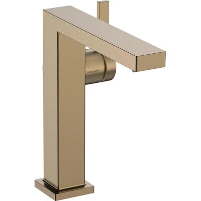 Hansgrohe Tecturis E Fine Wastafelmengkraan - Geborsteld brons - EcoSmart+ Hansgrohe Tecturis E Fine Wastafelmengkraan - Geborsteld brons - EcoSmart+