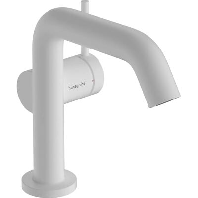 Grifo Hansgrohe Tecturis S - Blanco mate - Proyección 130mm - Ahorro de agua Grifo Hansgrohe Tecturis S - Blanco mate - Proyección 130mm - Ahorro de agua