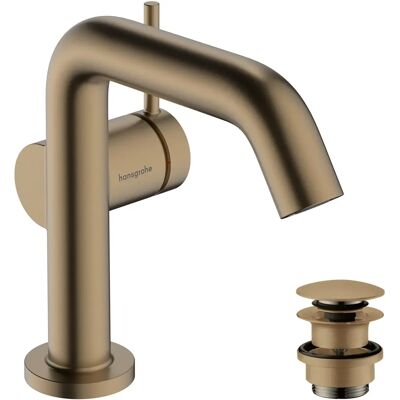 Hansgrohe Tecturis S Grifo de lavabo - Brushed Bronze, Proyección 130mm Hansgrohe Tecturis S Grifo de lavabo - Brushed Bronze, Proyección 130mm