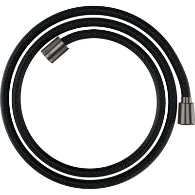 Hansgrohe AXOR ShowerSolutions Textilschlauch - 1600mm - Polished Black Chrome - Duschschlauch Hansgrohe AXOR ShowerSolutions Textilschlauch - 1600mm - Polished Black Chrome - Duschschlauch