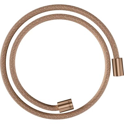 Hansgrohe Axor Showersolutions Textilbrauseschlauch - 1250mm - Gebürstetes Rotgold - Duschschlauch Hansgrohe Axor Showersolutions Textilbrauseschlauch - 1250mm - Gebürstetes Rotgold - Duschschlauch